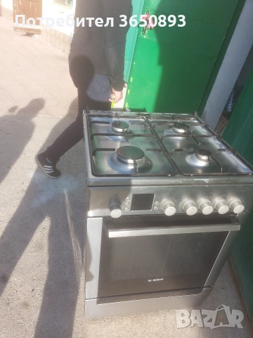 готварска печка бош цената е в евро. фурна на ток с 4 газови котлона, снимка 7 - Печки, фурни - 53809113
