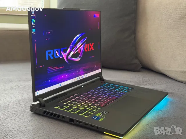 16’FHD+IPS 165Hz/RTX 4060 8GB/i7-13650HX/Asus Strix G16/16GB DDR5/512, снимка 5 - Лаптопи за игри - 48889285