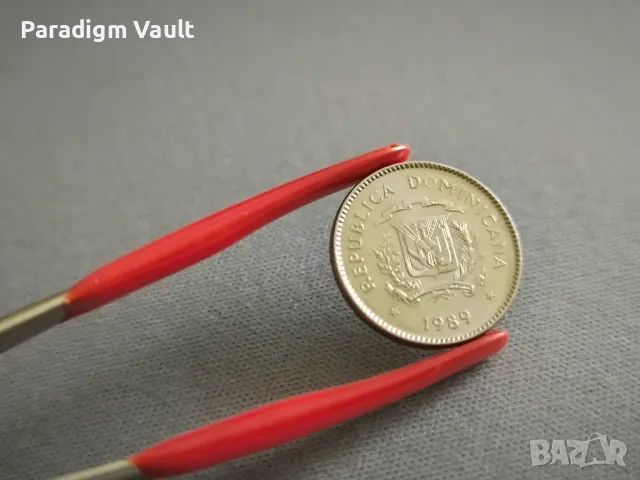 Mонета - Доминикана - 10 центавос | 1989г., снимка 2 - Нумизматика и бонистика - 48933590