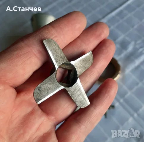 Стара ръчна месомелачка номер 8, снимка 6 - Други - 56326410