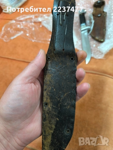 стар нож еделвайс -Петко Денев , снимка 7 - Ножове - 52213780