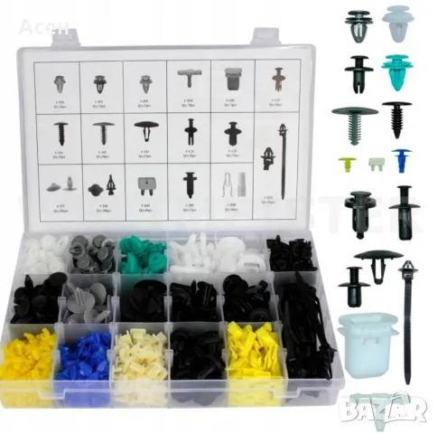 Щифтове за кола, щифтове за монтаж - универсални 720 бр.