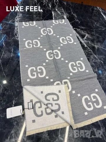 Gucci ⚜️ Hermes ⚜️ Louis Vuitton ⚜️ Дамски Кашмирени Шалове , снимка 18 - Шалове - 56046188