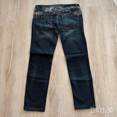 Дамски дънки Desigual с ниска талия размер 42, снимка 9 - Дънки - 47689613