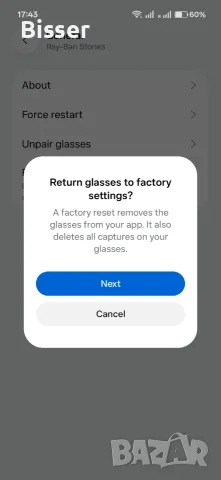 Като нови RayBan Stories Round Facebook RW4003 Meta – пълен комплект, снимка 13 - Друга електроника - 56059749