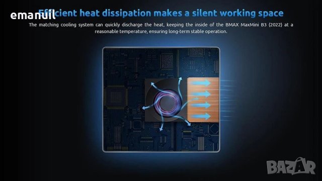 BMAX B3 B6 B7 Mini PC Intel i3 i5 i7 2.9-5GHz 16GB DDR4 512-1TGB SSD, снимка 10 - Геймърски - 41325188