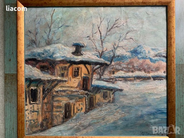 ГОСПОДИН ГЕОРГИЕВ (1909-1978) масло, снимка 4 - Картини - 38996182