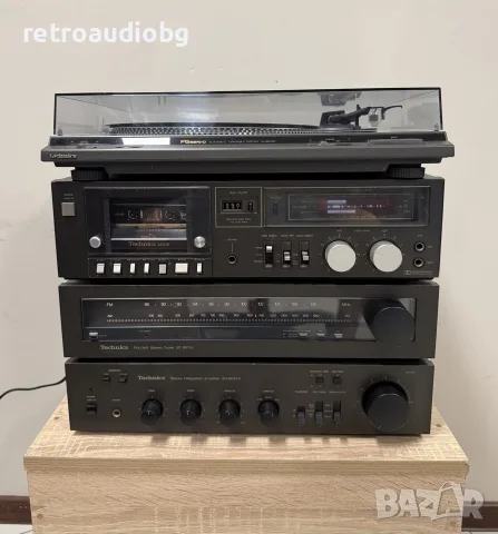 🔊Ретро аудио сет - система TECHNICS - усилвател, тунер, дек и грамофон + опция колони🔊