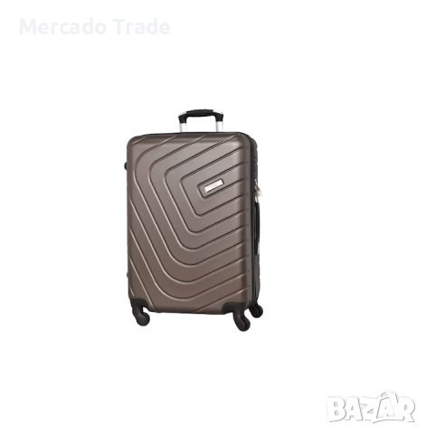  	Комплект Mercado Trade, 4бр. луксозни куфари, 2052-4, ABS, Кафяв, снимка 2 - Куфари - 40423096