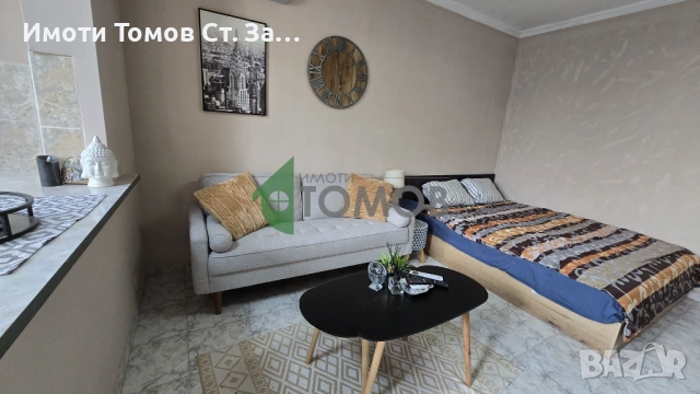 Напълно обзаведен двустаен апартамент под наем в кв. Железник