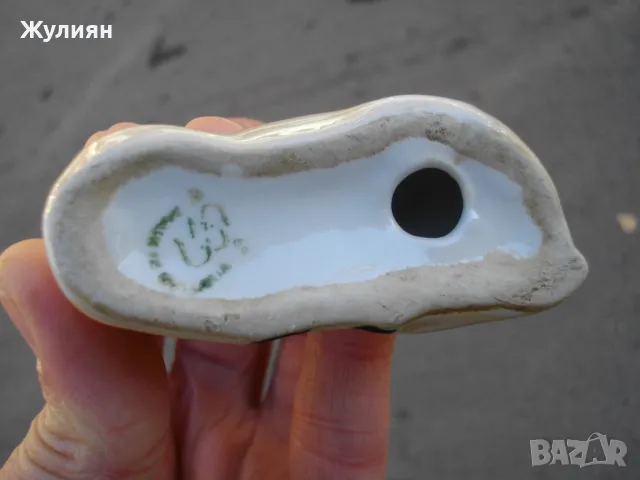 СТАР БЪЛГАРСКИ ПОРЦЕЛАН СЪРНА СЪРНИЧКА 1960 , снимка 7 - Антикварни и старинни предмети - 47877986