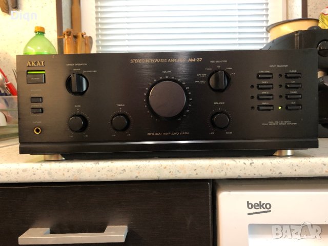 Като нов Akai AM-37, снимка 9 - Ресийвъри, усилватели, смесителни пултове - 41438077