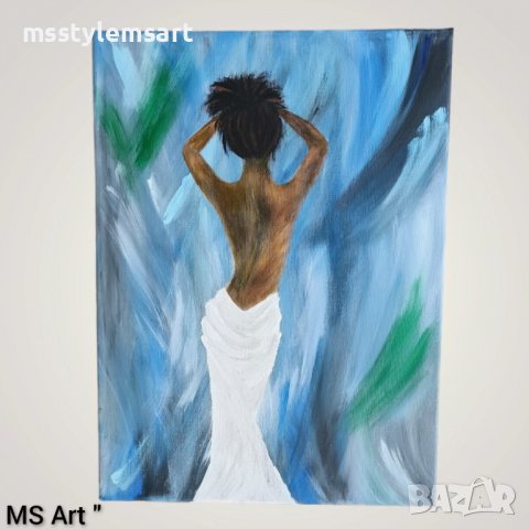 Екзотика " Абстрактна картина , снимка 1