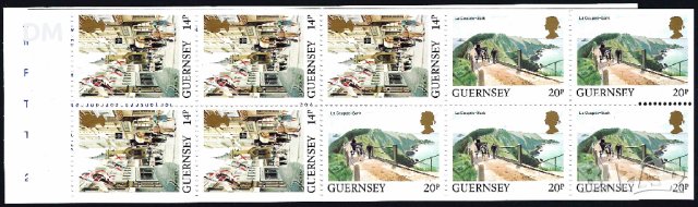 Гърнси 1992 - карнетка изгледи MNH, снимка 1