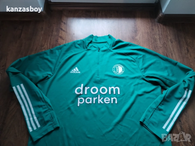 ADIDAS feyenoord 2020-21 track jacket - мъжка футболна блуза 2ХЛ, снимка 4 - Спортни дрехи, екипи - 52919173