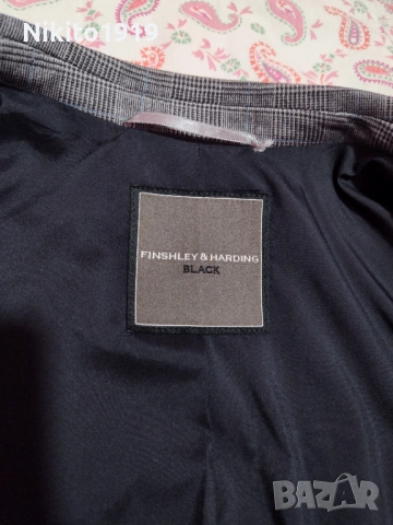 Мъжко сако  Синьо-сиво, снимка 3 - Сака - 53651466