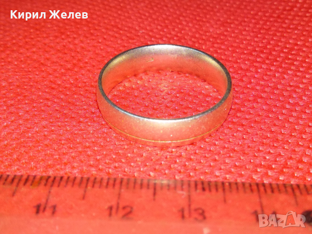 СТИЛЕН МАРКОВ СРЕБЪРЕН ПРЪСТЕН ХАЛКА СРЕБРО 925 ПРОБА МАЙСТОРСКА ВИНТИДЖ ИЗРАБОТКА 43785, снимка 11 - Пръстени - 44613187
