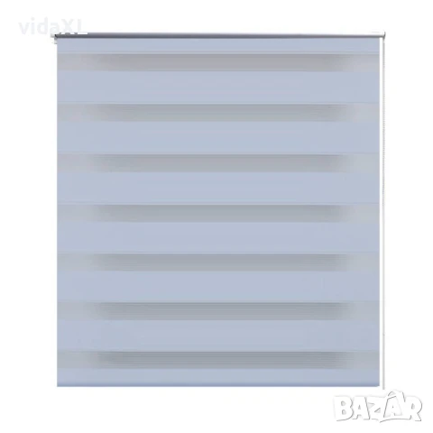 Щора "Зебра" 140 х 175 см, цвят бял（SKU:240222）, снимка 1