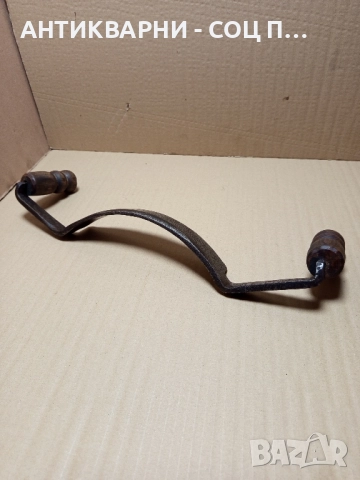 Стар Немски Масивен Голям Дърводелски Рукан., снимка 5 - Антикварни и старинни предмети - 51556711