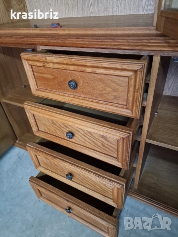 Масивна Витрина -внос от Германия! , снимка 5 - Секции и витрини - 53521485