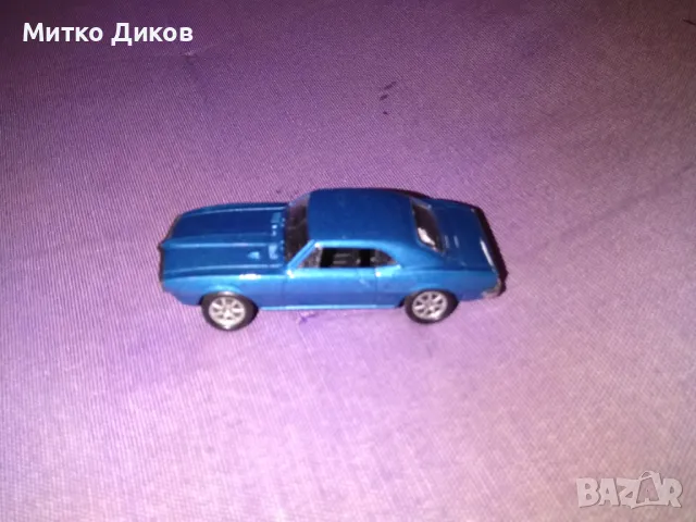 Метална количка колекционерска Pontiac Firebird 1967 Welly 1:34