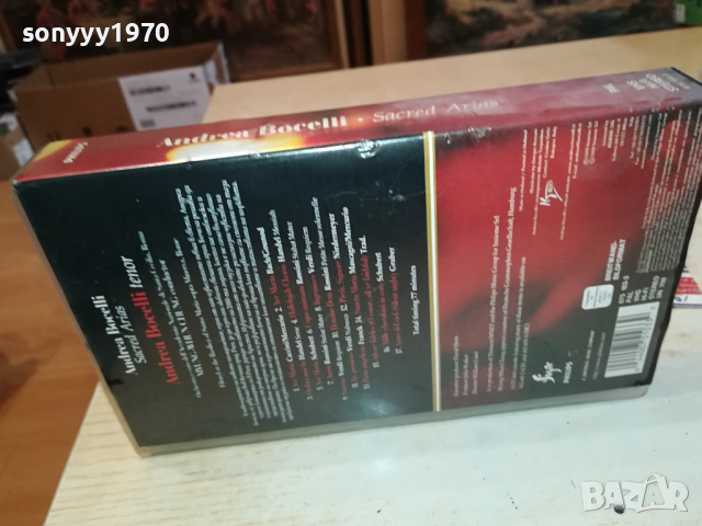 ANDREA BOCELLI-VHS VIDEO ORIGINAL TAPE 1703241604, снимка 11 - Други музикални жанрове - 44807340