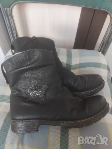 RIEKER 100% оригинални ботуши с подплата от естествена вълна, снимка 5 - Дамски ботуши - 48556617