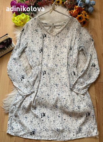 Бяла рокля VILA, снимка 1