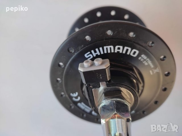 Продавам колела внос от Германия динамо главина SHIMANO DH-3N20 за вибрейк, снимка 5 - Части за велосипеди - 35871406