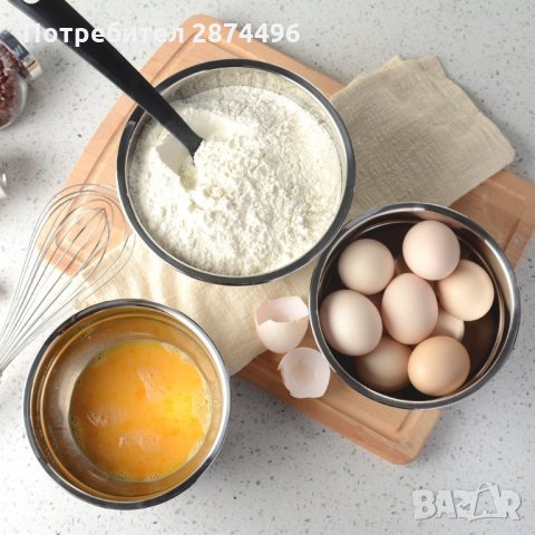 3155 Метални купи за разбъркване със силиконово дъно, снимка 15 - Съдове за готвене - 35725650