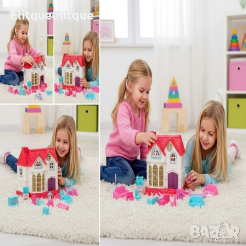 Къщичка за кукли Funny House, снимка 2 - Кукли - 52217231