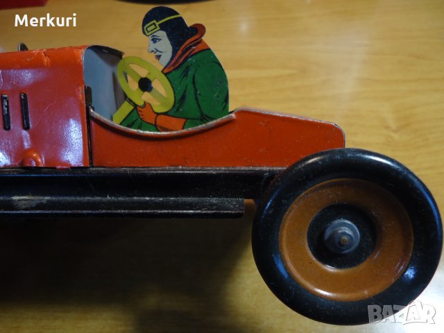 Стара много рядка ламаринена количка Hess Mobil 1050 JLH, снимка 13 - Колекции - 34637311