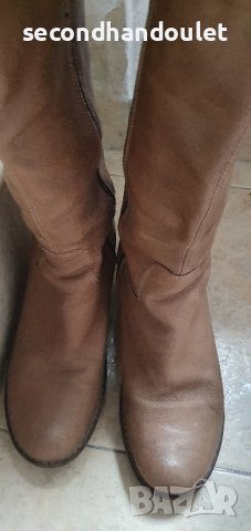 Дамски ботуши от естествена кожа, снимка 5 - Дамски ботуши - 42597460