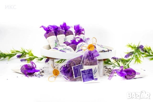 Лавандулови торбички, саше лавандула, натурален цвят, персонализиран етикет, едро и дребно, снимка 8 - Декорация за дома - 52668708