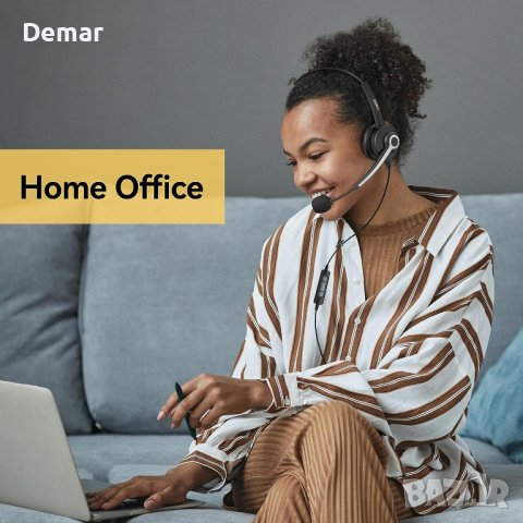 USB слушалки с шумопотискащ микрофон за лаптоп Wantek Call Center, снимка 5 - Слушалки за компютър - 41726809