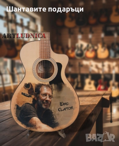 Персонализирани декоративни акустична и електрическа китари с ваша снимка или текст за поздрав, снимка 5 - Ръчно изработени сувенири - 53213257