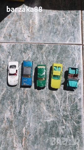 Стари колички 5 броя, снимка 1