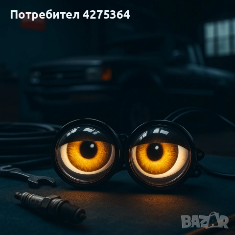 Комплект 3D LED очи, дневни светлини за автомобили, снимка 6 - Аксесоари и консумативи - 51524606
