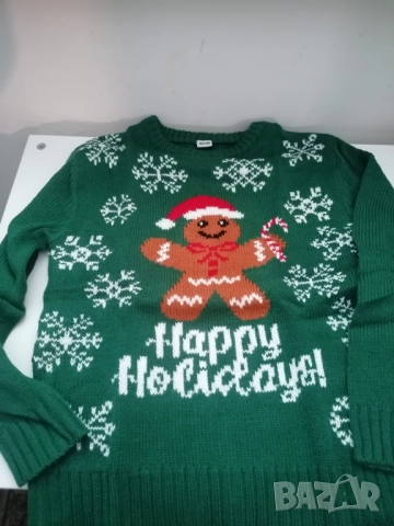 Детски коледен пуловер