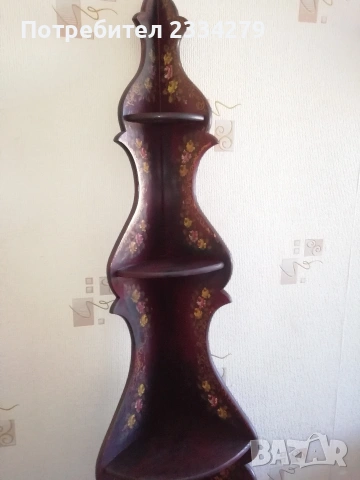 Винтидж дървено ведро, кашпа, чадърник, ръчна изработка-рисувано. , снимка 7 - Антикварни и старинни предмети - 53662795