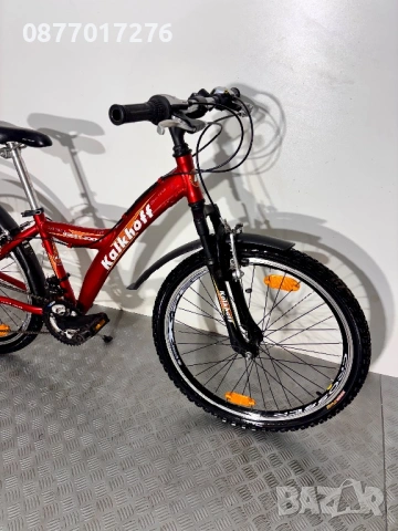 Алуминиев велосипед Kalkhoff (като нов) 24 цола/ колело, снимка 2 - Велосипеди - 53732498