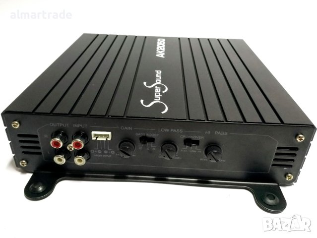 Усилвател за кола SuperSound AK4070, 2 канала, RMS 4x70W, Bridge Mode 2x200W, 4ohm, снимка 3 - Аксесоари и консумативи - 42635750