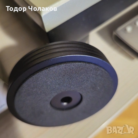 Клампа Aluminum Stabilizer with Bubble Level Silver Cтабилизатор, снимка 7 - Грамофони - 53393649