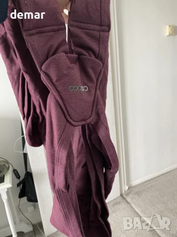 Слинг за бебе Caboo от памучна смес - бордо | Слинг за новородено, снимка 8 - Други - 50582628