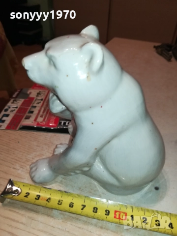 ПОРЦЕЛАНОВА МЕЧКА 3010252225, снимка 4 - Антикварни и старинни предмети - 52240475
