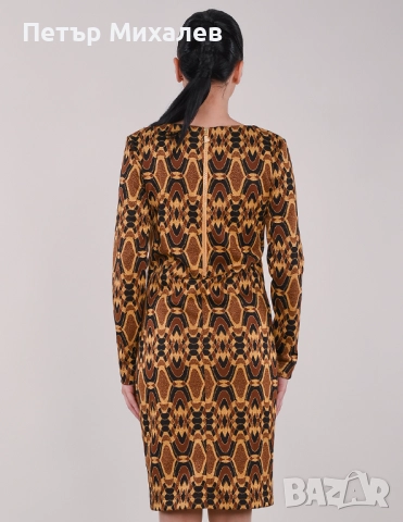 Есенна позлата - Роси, снимка 3 - Рокли - 51964063