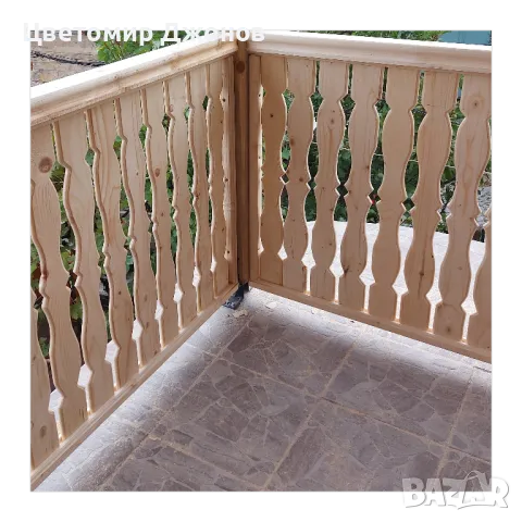 Дъски за ограда(парапет),свързващи греди,ръкохватки, снимка 8 - Огради и мрежи - 49457895