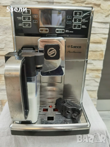 Saeco PikoBaristo - внос от Германия , пълен комплект , с БГ меню, снимка 5 - Кафемашини - 52339570