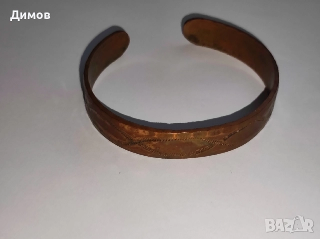 Медна гривна Браслет , снимка 7 - Гривни - 52705266