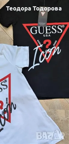 Дамски памучни тениски Guess , снимка 3 - Тениски - 49999358